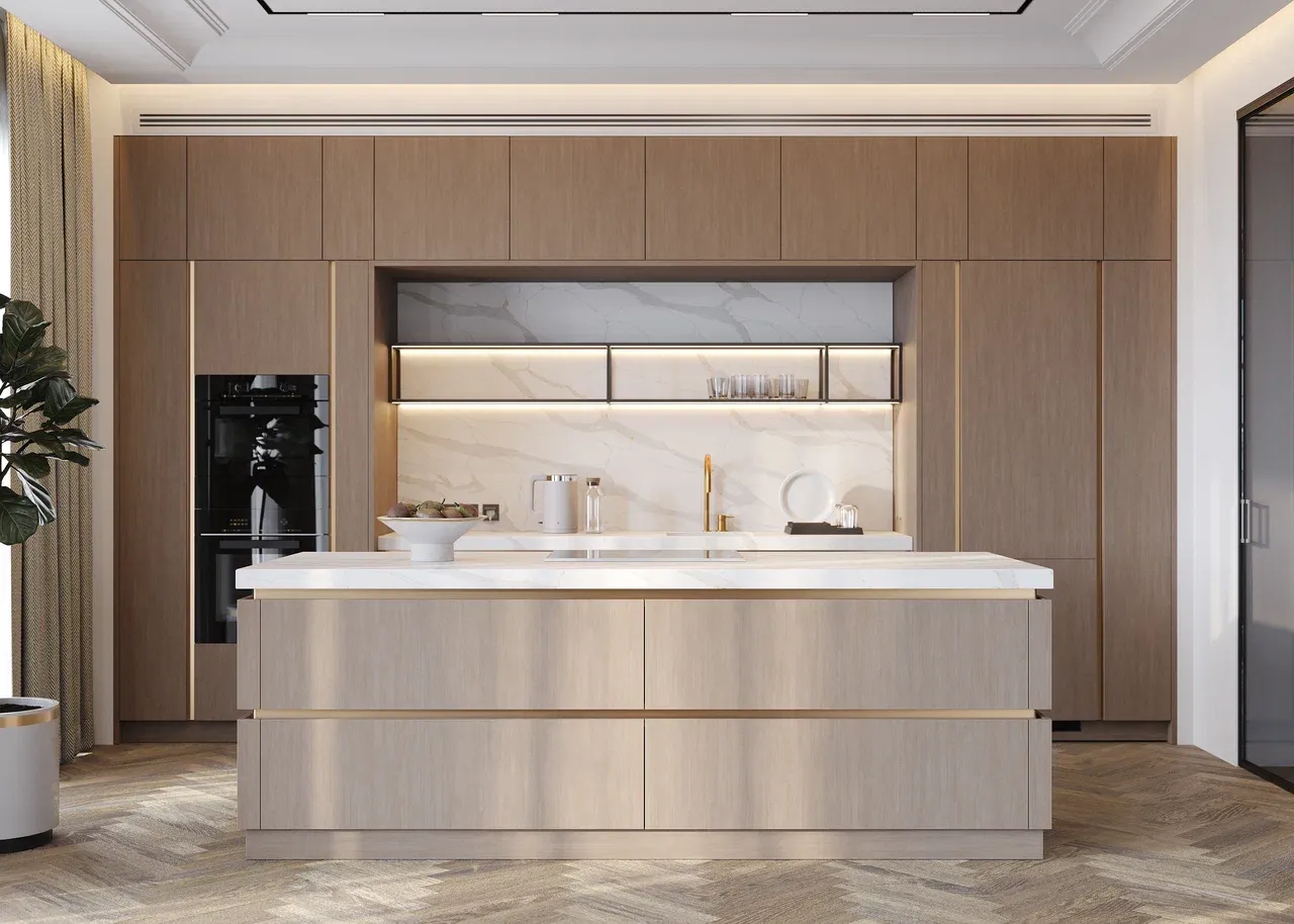 Кухня, коллекция Метрополитан (арт. kit369), мебель на заказ MrDoors