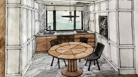 Кухня, гостиная, катушка …