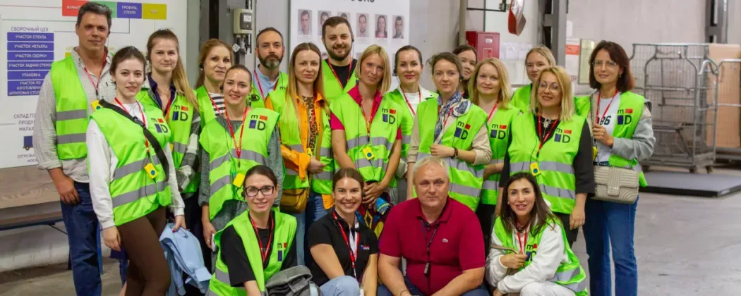 Экскурсия для дизайнеров и архитекторов на производство Mr.Doors