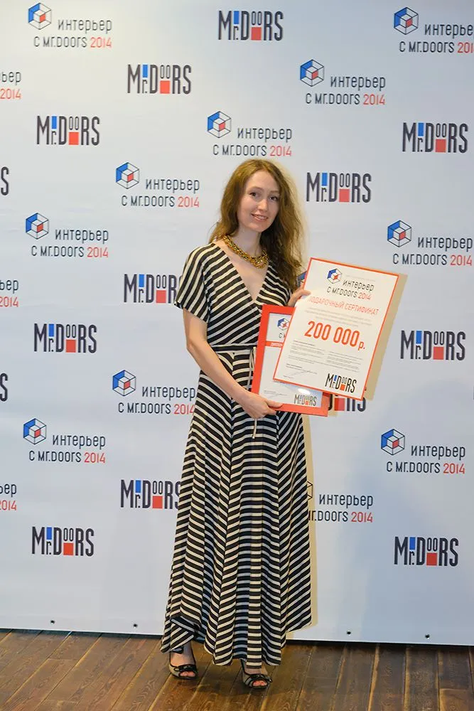 Вручение призов победителям конкурса «Интерьер с Mr.Doors 2014», фото