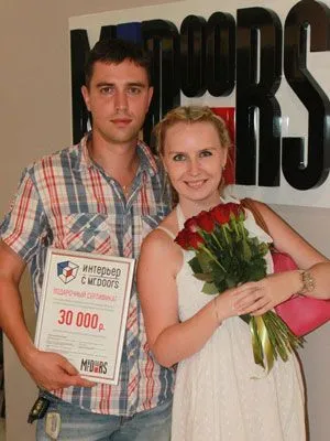 Вручение подарков победителям конкурса «Интерьер с Mr.Doors», фото