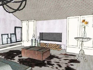 спальня из мансарды Дачный Ответ Mr.Doors