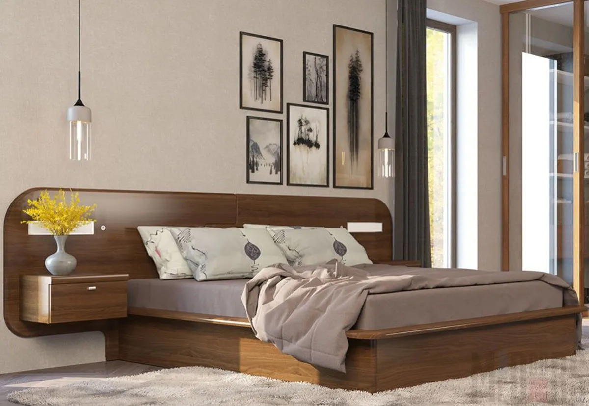 двуспальная кровать*