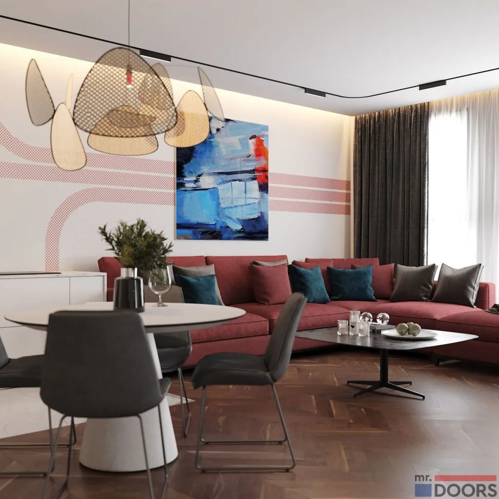 Гостиная с голубой картиной*