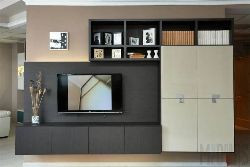 ТВ-юнит в гостиную серый*