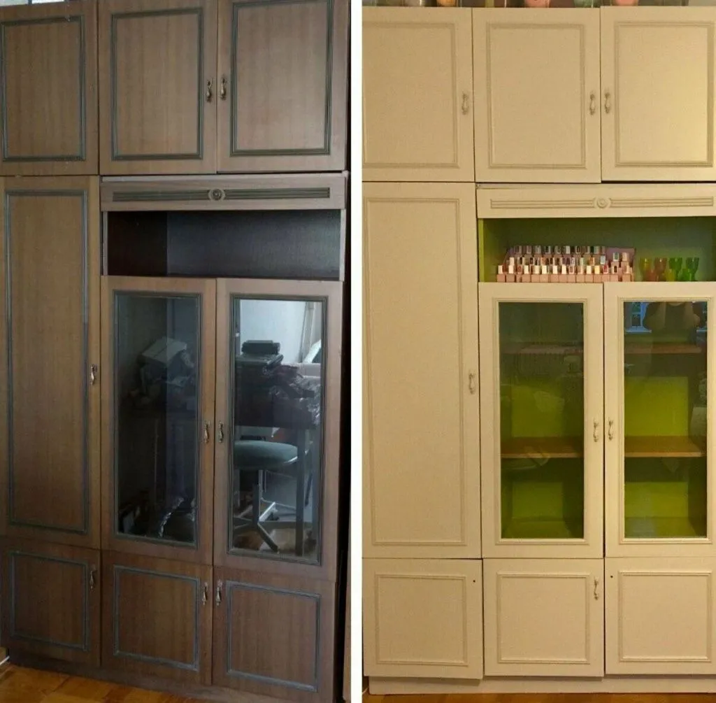 Советская стенка: до и после*