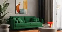 Диван Simple, зеленый (арт. Sof022), мебель на заказ MrDoors