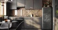 Кухня прямая в стиле фьюжн (арт. kit269), мебель на заказ MrDoors