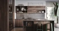 Кухня с островом в стиле модерн (арт. kit343), мебель на заказ MrDoors