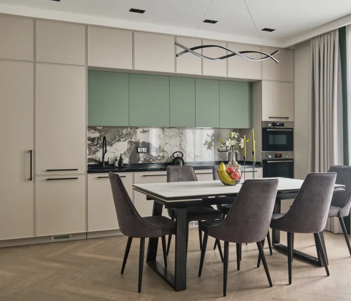 Уют и ничего лишнего: квартира 88,8 м² для семьи с тремя детьми