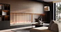 Гостиная с акриловой столешницей (арт. Lvr296), мебель на заказ MrDoors