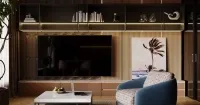 Гостиная в стиле модерн (арт. Lvr297), мебель на заказ MrDoors