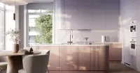 Кухня с островом в стиле модерн (арт. kit384), мебель на заказ MrDoors