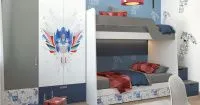 Детская спальня, трансформеры, мебель на заказ Mr. Doors Оптимус Прайм Хасбро