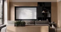 Гостиная в светлых тонах в стиле модерн (арт. Lvr289), мебель на заказ MrDoors