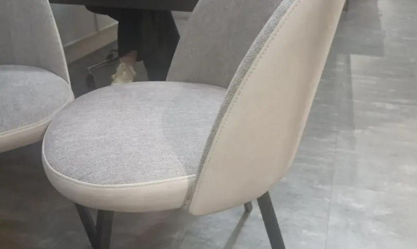 Bradex Home стул Frida серо-синяя рогожка (арт. 8999)