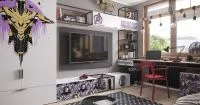 Мебель с героями Marvell комната Таноса, мебель на заказ MrDoors