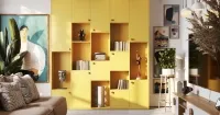 Гостиная в стиле сканди (арт. Lvr256), мебель на заказ MrDoors