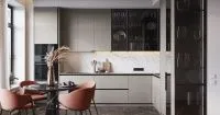 Кухня светлая в стиле модерн (арт. Kit401), мебель на заказ MrDoors