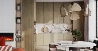 Кухня светлая в стиле модерн (арт. Kit424), мебель на заказ MrDoors