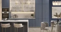 Кухня с островом в стиле модерн (арт. Kit359), мебель на заказ MrDoors