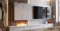 Гостиная в светлых тонах (арт. Lvr270), мебель на заказ MrDoors