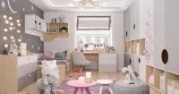 Детская "MyMeRu" в стилистике м/ф "My Little Pony" (арт. 052), мебель на заказ MrDoors