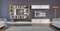гостиная в классическом современном стиле 