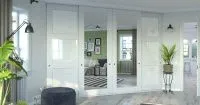 белая гардеробная