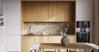 Кухня светлая в стиле модерн (арт. kit396), мебель на заказ MrDoors