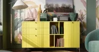 Комод с фасадами Сантори М и ножками Trend (арт. Smf020), мебель на заказ MrDoors