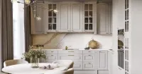 Кухня светлая коллекции Kiara (арт. 288), мебель на заказ MrDoors