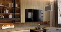 Гостиная с акриловой столешницей (арт. Lvr274), мебель на заказ MrDoors