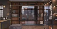 Гардеробная, коллекция Visio-T (арт. 097), мебель на заказ MrDoors