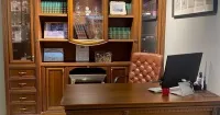 Кабинет Итальянская классика с камином (арт. 8898)