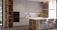 Кухня с островом в стиле модерн (арт. kit386), мебель на заказ MrDoors