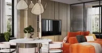 Гостиная в стиле модерн (арт. Lvr284), мебель на заказ MrDoors
