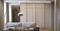 универсальный шкаф для зонирования пространства, мебель на заказ MrDoors