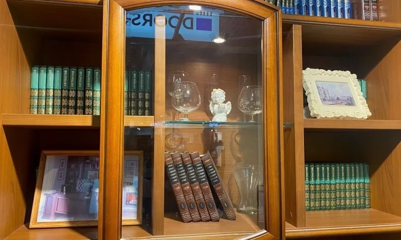 Кабинет Итальянская классика с камином (арт. 8898)