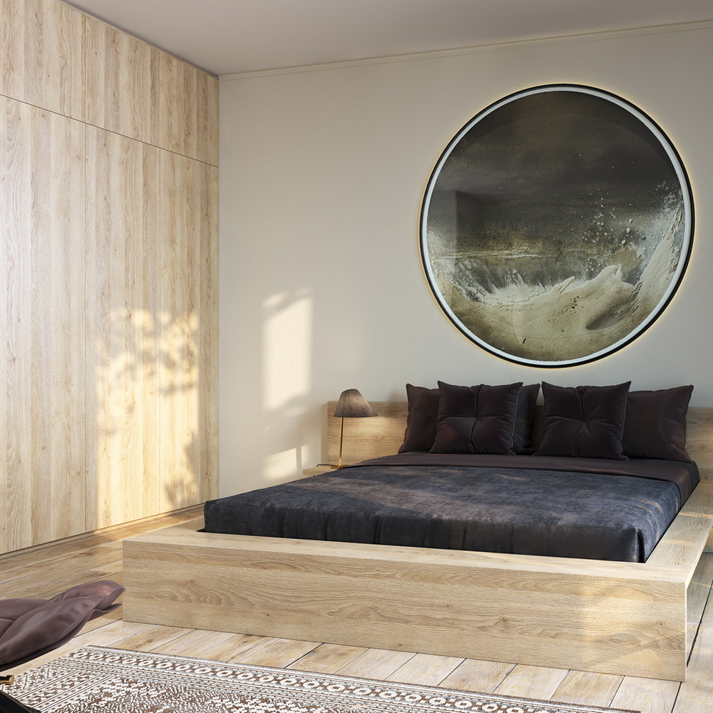 

Шкаф встроенный плательный 025