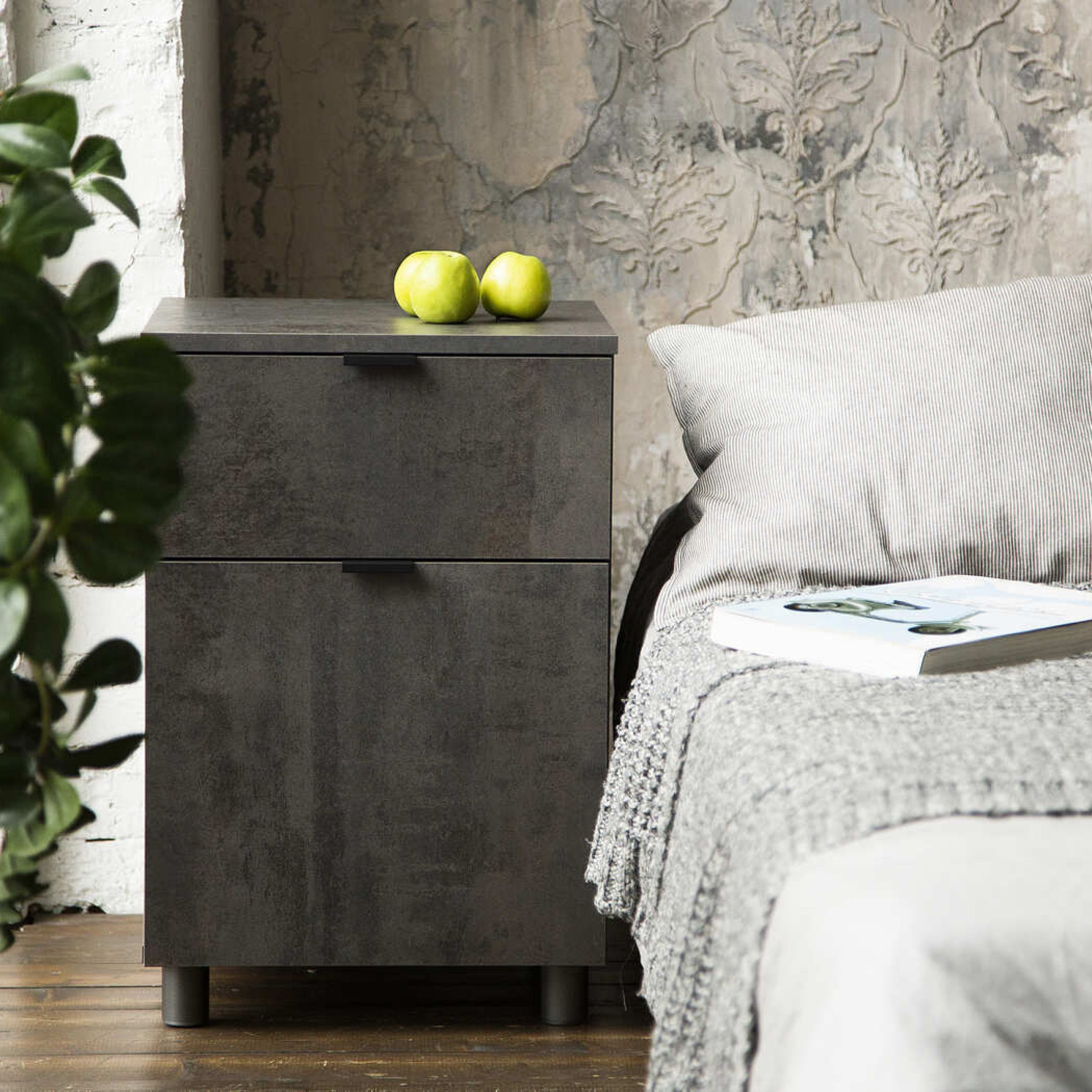  Тумба Interium Roori, темно-серый DCHPD12 (арт. 8672)