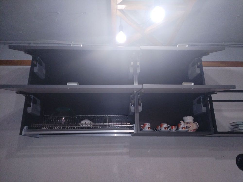 Кухонный гарнитур с приставным столом и тумбой (арт. 8814) Фото 5