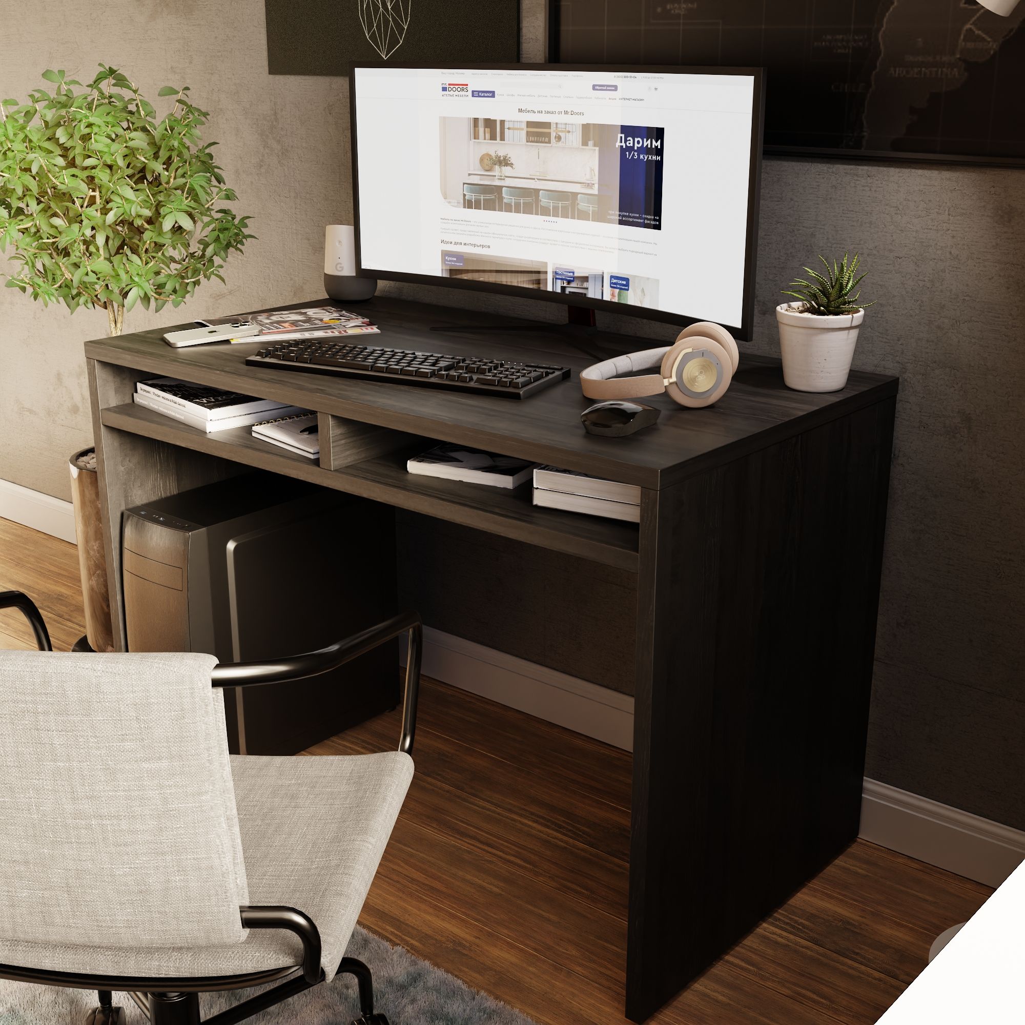 Письменный стол Interium DCTBL1PD (арт. 8676) Фото 3