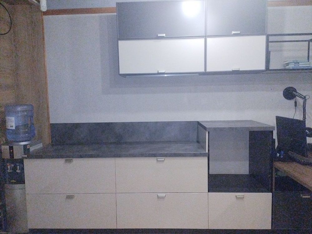 Кухонный гарнитур с приставным столом и тумбой (арт. 8814) Фото 2