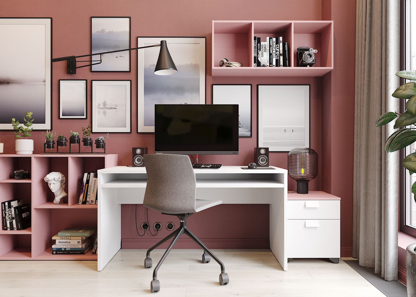 Кабинет, коллекция "Hoffice-Паркер" (арт. 090) Фото 2