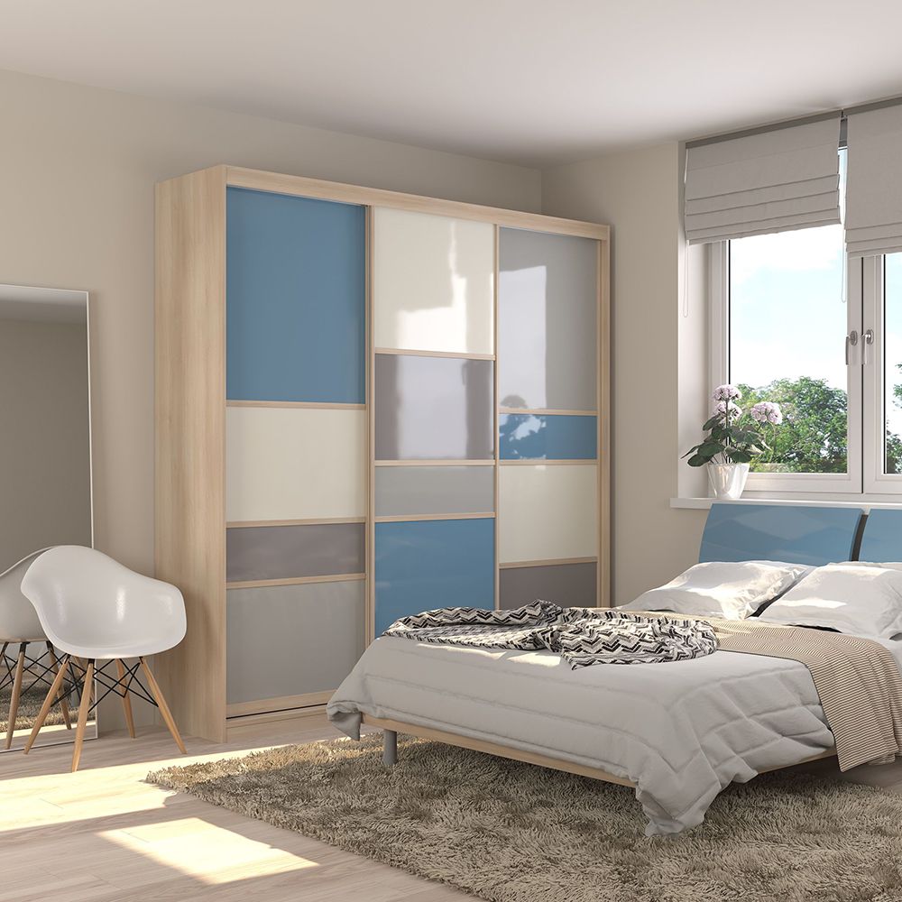 

Шкаф-купе трехдверный, двери Visio-T 059