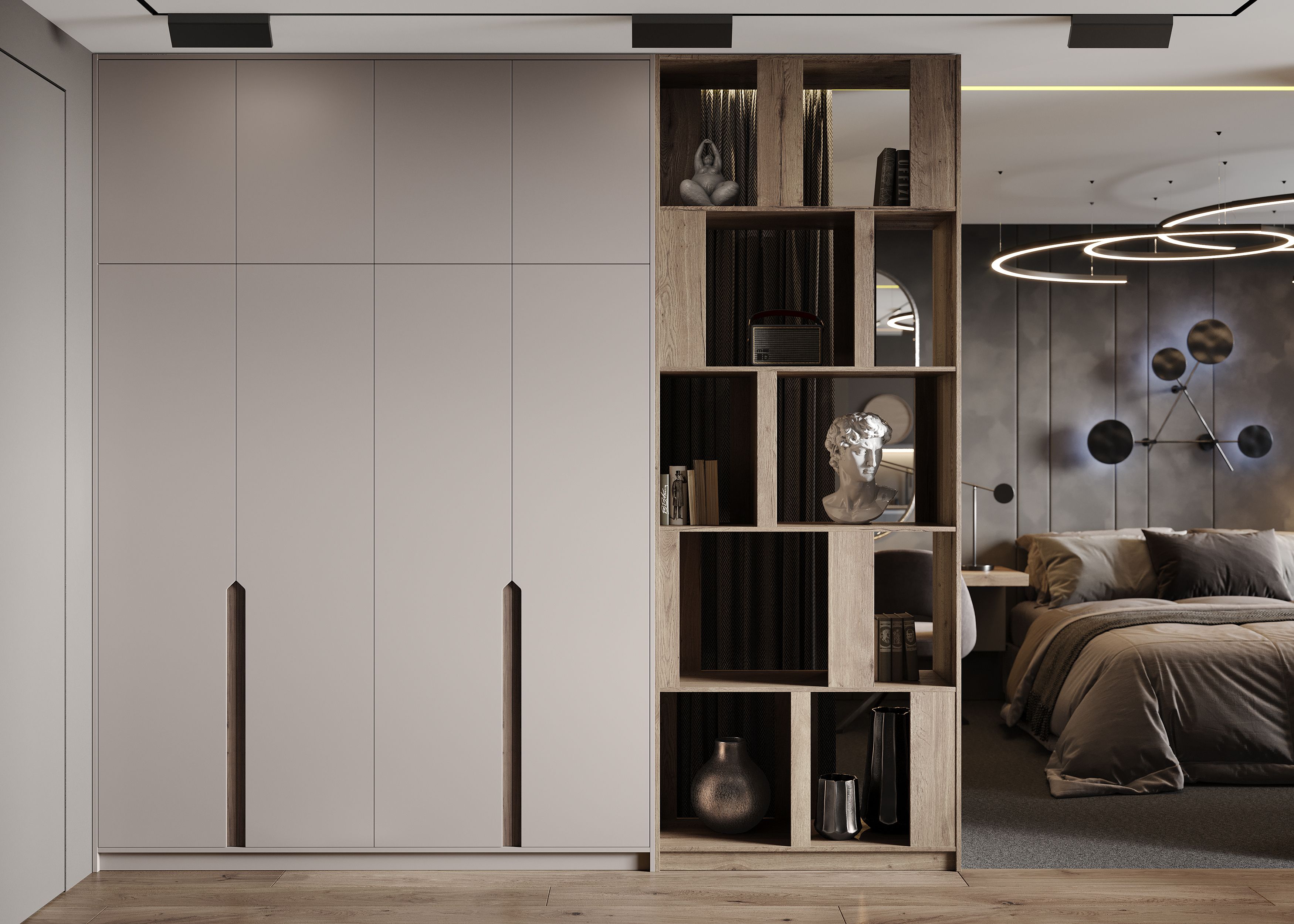 Шкаф распашной, коллекция "Integra" (арт. 105)