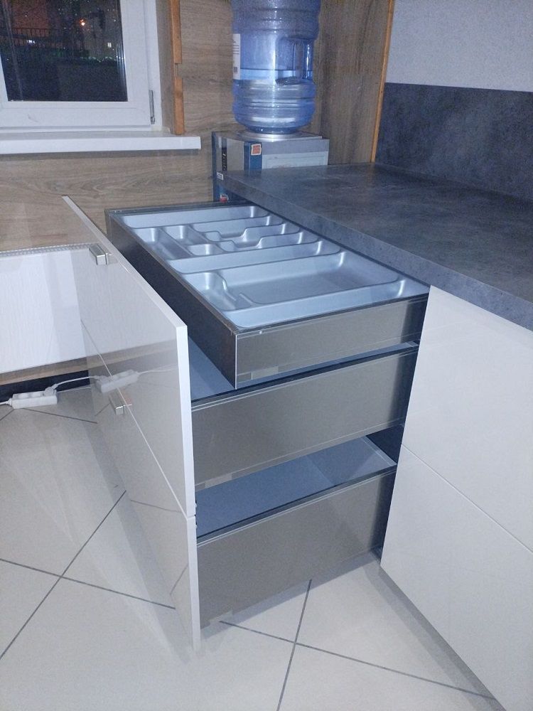 Кухонный гарнитур с приставным столом и тумбой (арт. 8814) Фото 6