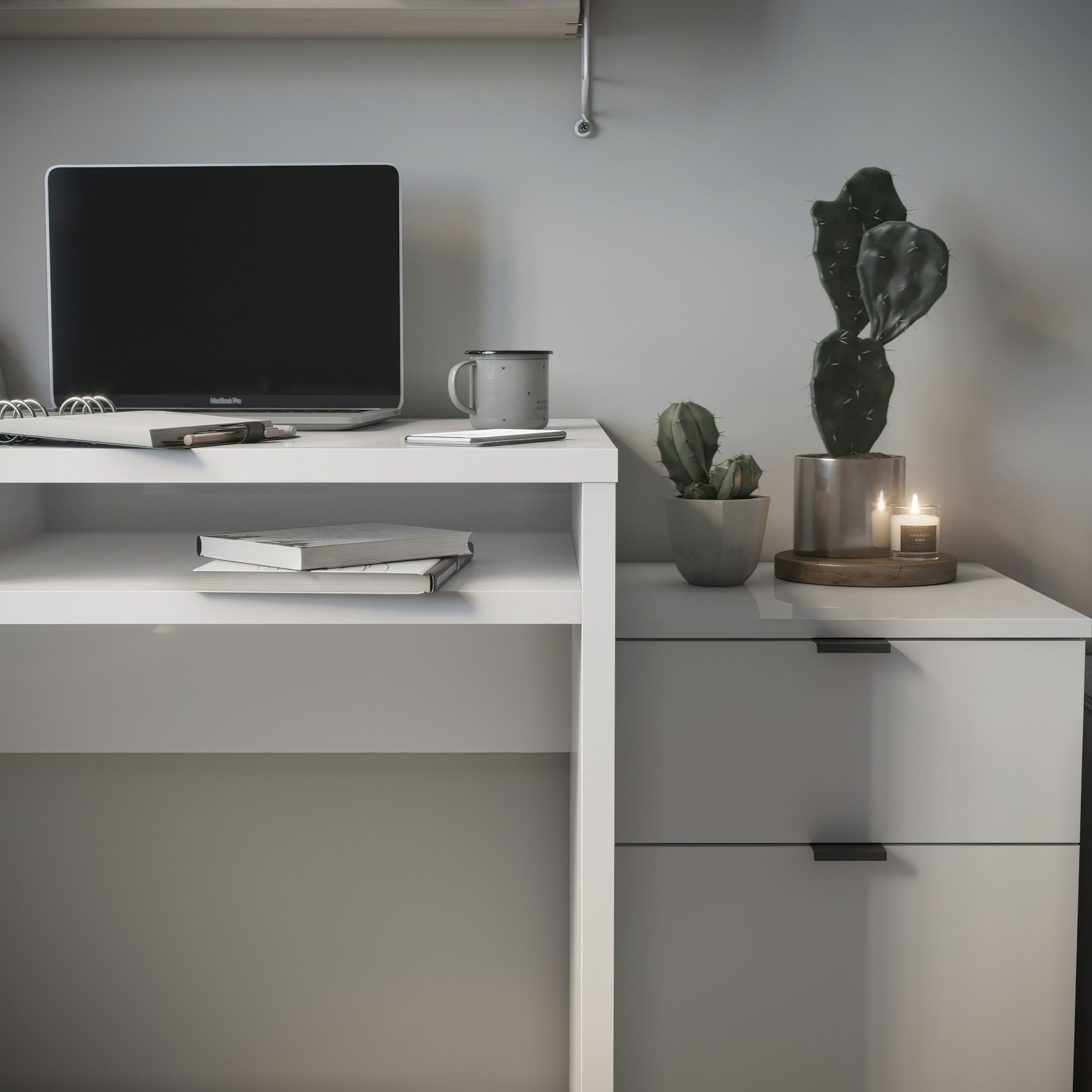 Тумба Interium Roori, белый DCHPD12W (арт. 8673) Фото 3