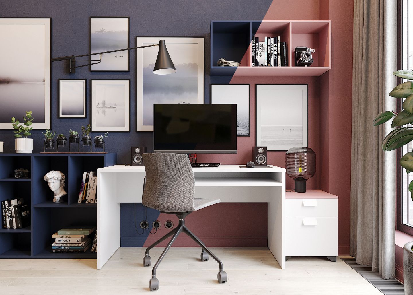 Кабинет, коллекция "Hoffice-Паркер" (арт. 090) Фото 4